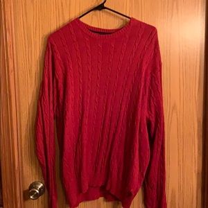 Izod ladies red large sweater